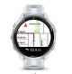 Forerunner® 965 -Titanium Bezel with Whitestone Case and Whitestone/Powder Grey Silicone Band - 010-02809-11 - Garmin